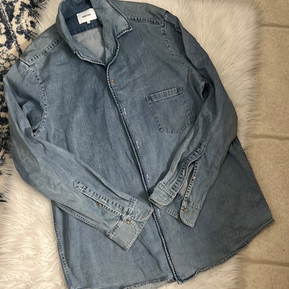 Nanushka jean button down